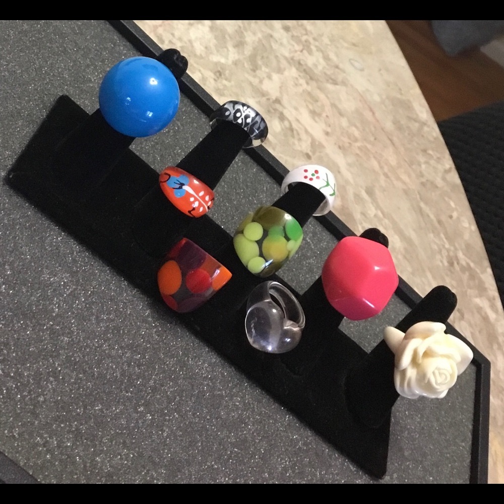 🚨Final Sale🚨!! Vintage 9 Dome Rings Lot